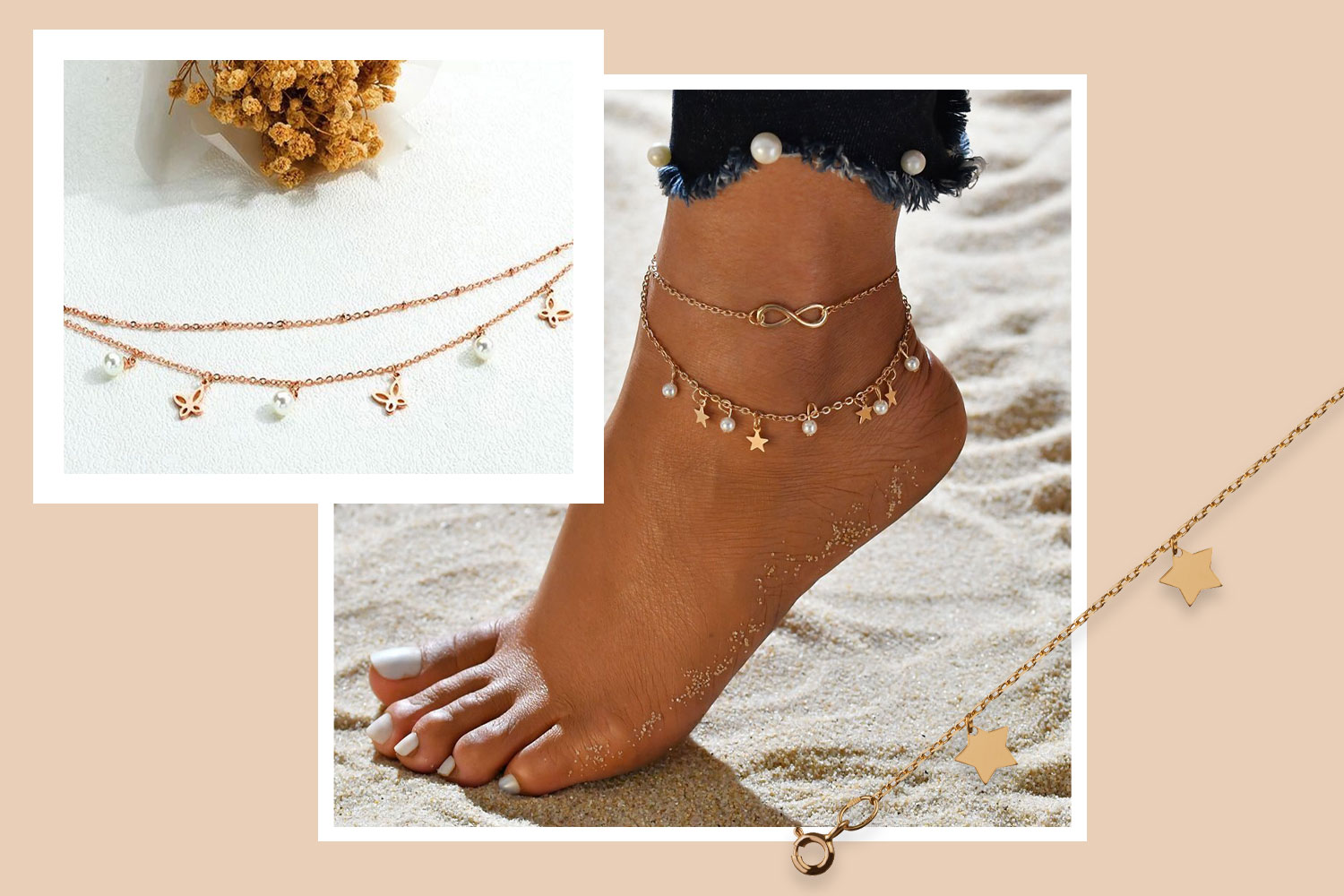 Як визначити розмір браслета на ногу?